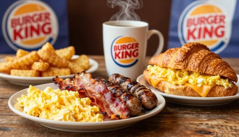 Burger King Breakfast Menu