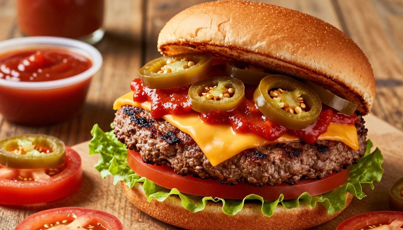 Burger King Fiery Menu